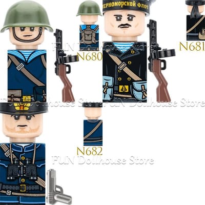Hoge Kwaliteit Moc Hoge Kwaliteit Ww2 Leger stijl Hoge Kwaliteit Leger Hoge Kwaliteit Sovjet Militaire figuur Hoge Kwaliteit Figuur Hoge Kwaliteit Bouw