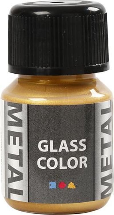 Creativ Company Glass Color Metal Paint - Gold 30ml