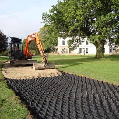 Grindrooster - Stabilisatie rooster - Oprit aanleggen - Verhoogt draagvermogen - 2 x 4 meter
