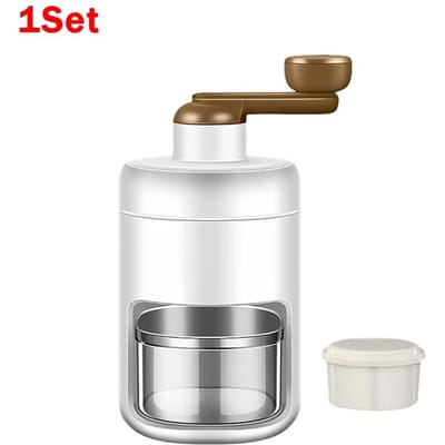 1/2/4 STUKS IJsschaafmachine Handmatig Sneeuwkegelmachine Draagbare Handkruk IJscrushermachine Gratis Ijsblokjesbak Keukengereedschap