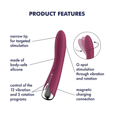 Satisfyer - Spinning Vibe 1 - Roterende G-spot vibrator