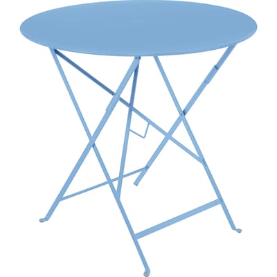 Fermob BISTRO klaptafel rond - E1 Maya blauw - Ø 77 cm