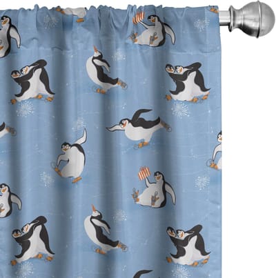 ABAKUHAUS Cartoon-Dier Voorhangen – 2x75x175 cm – Veelkleurig