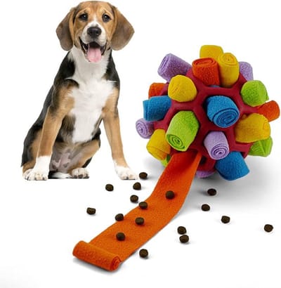 Daity Snuffelbal - Veilig Snackbal - materiaal - Snuffelmat Hond - Snuffelmatten voor hond en puppy - Agility voor de hond - Likmat - Denkspel hond