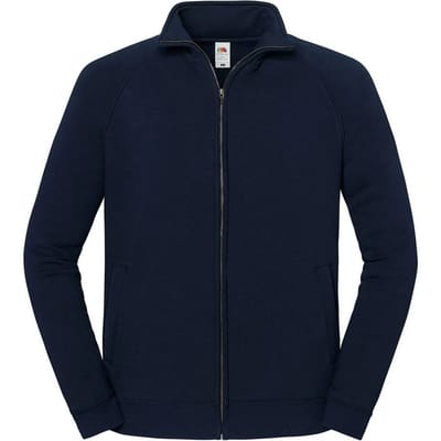 Fruit of the Loom Unisex Adult Iconic Premium Sweat Jacket (Deep Navy)