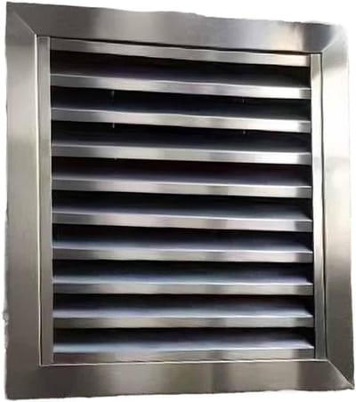 Ventilatieafdekking Roestvrij Staal - Decoratief Rooster - Toegangspaneel Afdekken - Geborsteld Zilver Afwerking - Diverse Maten Beschikbaar - Zilverkleurig