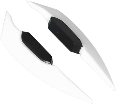 Dailygoods - Universele Aerodynamische Motorvleugels voor Elektrische Motorfietsaccessoires Wit