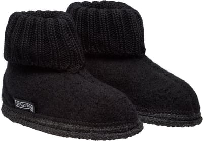 Bergstein Cozy Unisex Junior Sloffen - Black