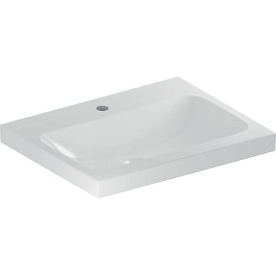 Geberit iCon Light washbasin 60 cm with tap hole in the middle, without overflow 501.834.00.5