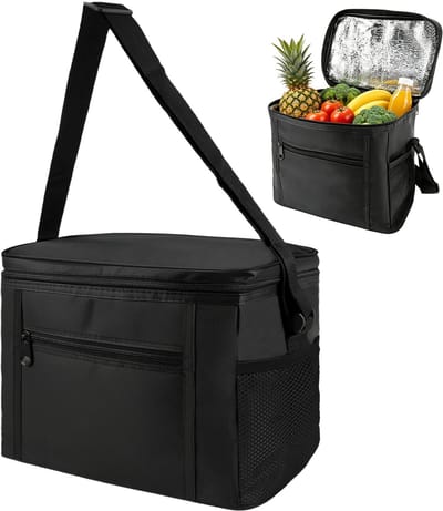 Koeltas voor onderweg, 10 liter, opvouwbare thermotas, isolatietas, picknicktas, draagbare lunchtas, koeltas voor picknick, outdoor, reizen, kamperen