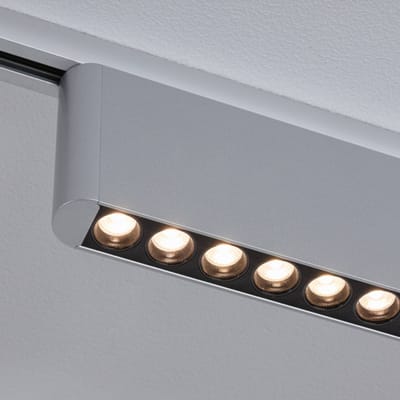 Paulmann URail LED-railverlichting Zelos, chroom, 3.000 K, 37 cm