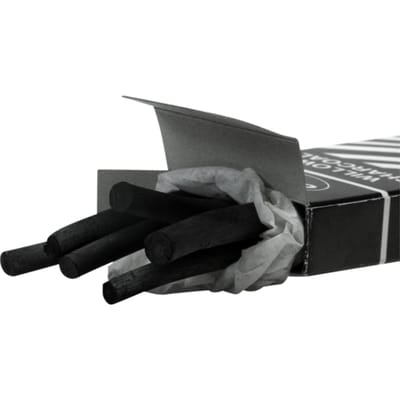 Houtskool Coates 5-6mm doos à 6 stuks