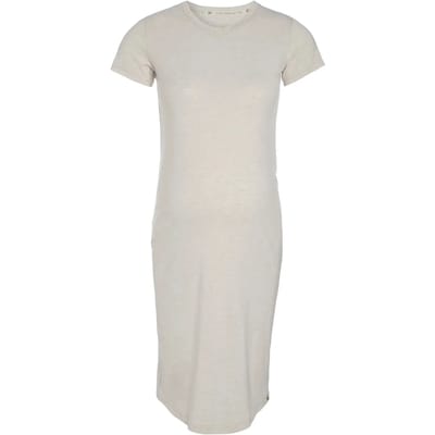 Baby's Only - Zwangerschapsjurk Glow Ecru - Positiejurk - Maxi jurk gemaakt uit 96% viscose en 4% elastaan - Jurk met borstvoedingsfunctie - S/M