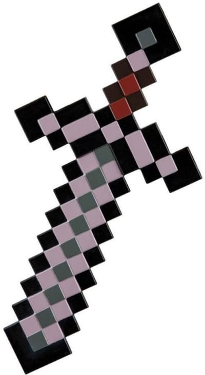 Jakks Pacific Minecraft Plastic Replica Nether Sword 51 cm Replica: 1/1
