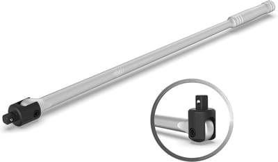 Scharnierdraaigreep - Steekdraaigreep - Vastzittende Schroeven - Hoog Draaimoment - 60 cm Lengte - Zilver