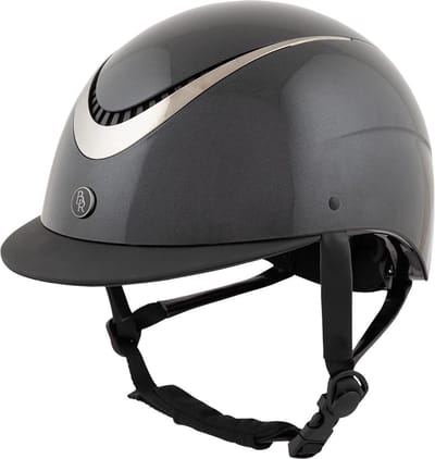 Veiligheidshelm Thèta Glossy Black/Gunmetal - 52/54