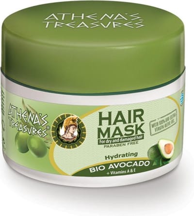 Athena’s Treasures Hair Mask Avocado – Intens Herstel & Diepe Hydratatie voor Droog en Beschadigd Haar 200ml