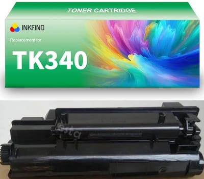 INKFIND TK340 Zwart tonercartridge van 1 stuk compatibel met Kyocera TK340 TK-340 voor Kyocera FS-2020D Kyocera FS-2020DN 1-pack BK