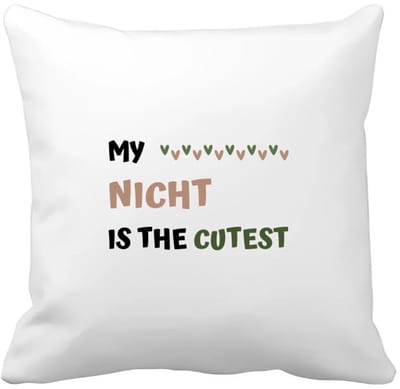 Akyol - my nicht is the cutest Kussen hoes - Nicht - schattige nicht - verjaardagscadeau - verjaardag - cadeau - cadeautje voor nicht - nicht artikelen - kado - geschenk - gift - 40 bij 40 cm