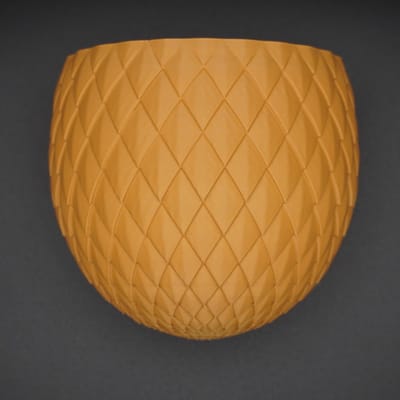 4one6 industries - De Draak Egg Muur Plantenpot - Bloempot - Voor Kamerplanten - Dragon - Ocher