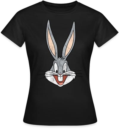 Looney Tunes Bugs Bunny Distressed T-Shirt Dames