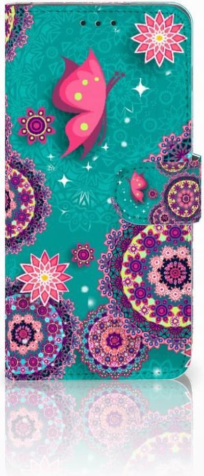 Samsung Galaxy S10 Plus Hoesje Cirkels en Vlinders