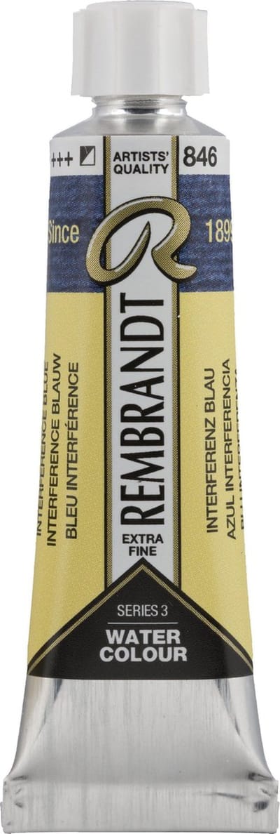 Rembrandt Aquarelverf Tube 10 ml Interference Blauw 846
