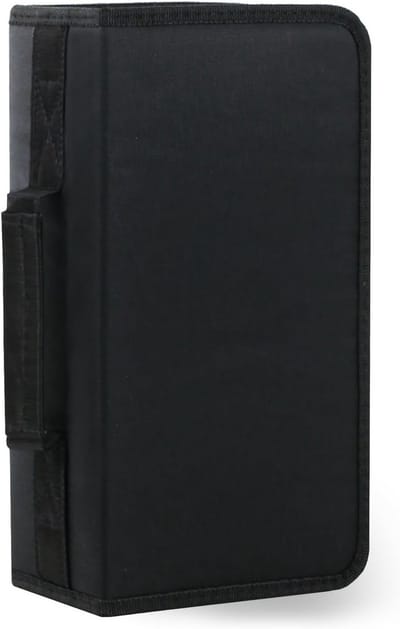 CD/DVD Case Houder - Draagbare Organizer voor Thuis en Reizen - 128 Capaciteit - Zwart