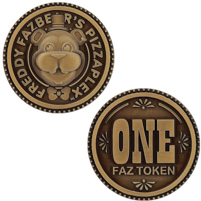 FaNaTtik Five Nights at Freddy´s Collectable Coin One Faz Token Limited Edition Coins