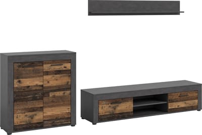Jam wandkast J17 systeem eiken decor.