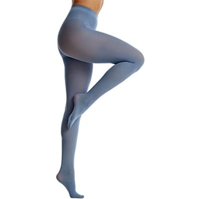 Frola Dames 80 Denier Zacht Semi-Transparant Effen Kleur Panty met Voeten gray