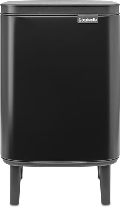 Brabantia Bo Hi Prullenbak - 7 liter - Badkamer - Matt Black