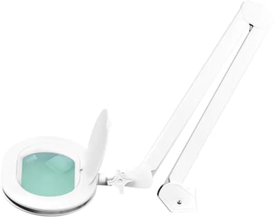 Elegante - LED Loeplamp - 5 diopter - Extra breed glas - Verstelbare lichtsterkte - pedicure - manicure