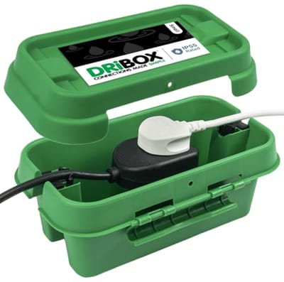 SnelShoppen - IP55 Weerbestendige Buitenshuis Elektrische Aansluitdoos voor Kerstverlichting, Timers, Verlengkabels, Kabels, Rollen, Transformatoren -