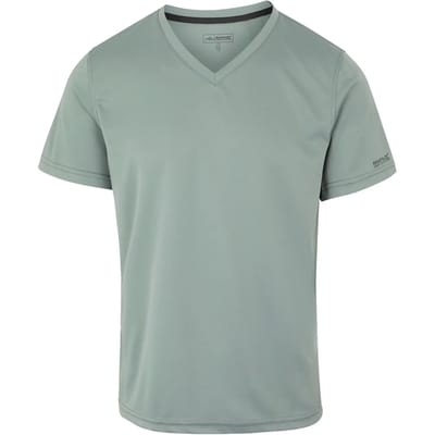 Regatta Fingal V-neck T-shirt Met Korte Mouwen Groen M Man