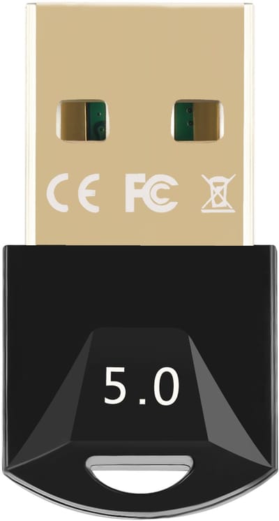 Gembird USB Bluetooth 5.0 Dongle - Compacte Draadloze Netwerkadapter - Universele Compatibiliteit