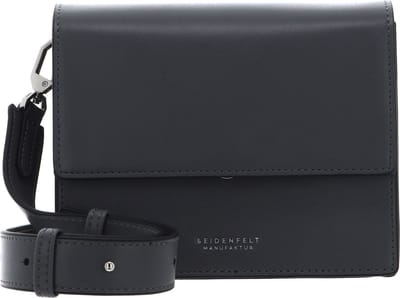SEIDENFELT MANUFAKTUR Schoudertas Driva Crossbody Bag Antracite Antraciet
