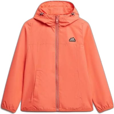 Superdry Essential Tri Windbreaker Jas Cream Grootte: 40