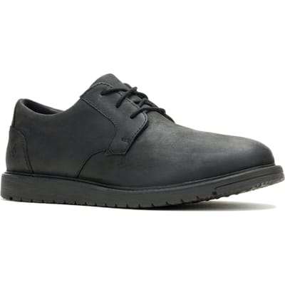 Hush Puppies JENSON MUDDY RIVER Leren Zwarte Oxford Schoenen voor Mannen