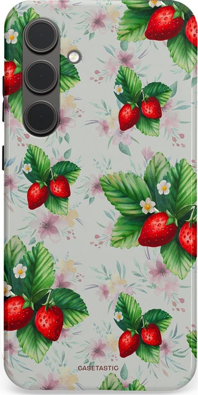 Casetastic Hoesje Geschikt voor Samsung S24 Plus - Stijlvolle Beschermende Duo-layer Case - Rosales