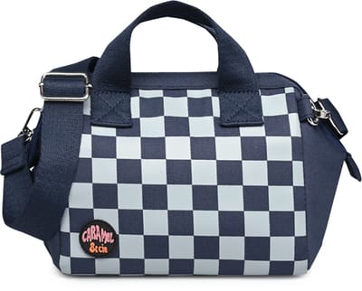 Caramel & Cie Lunchtas Square - Navy/Sky