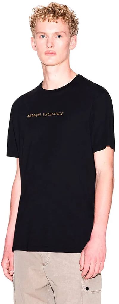 Armani Exchange Xm002827_af12308 T-shirt Met Korte Mouwen Zwart XS Man
