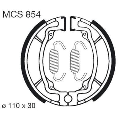 Remschoenset TRW MCS854