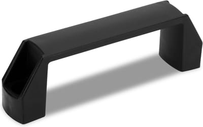 Intirilife kunststof handgreep Gatafstand 120 mm - beugelhandgreep Draaghandgreep Vervangende handgreep Handgreep in zwart