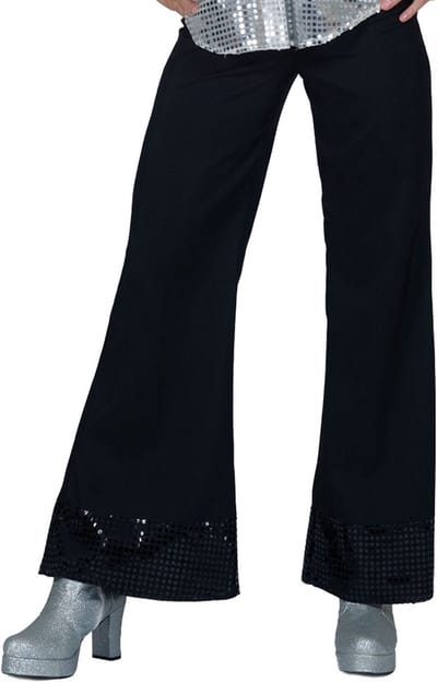 ESPA - Zwarte disco broek met lovertjes voor vrouwen - Small