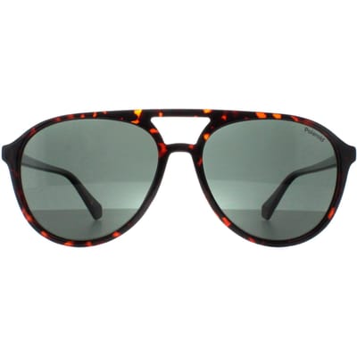 Polaroid Aviator Unisex Havana Groen Gepolariseerd PLD 4162/S