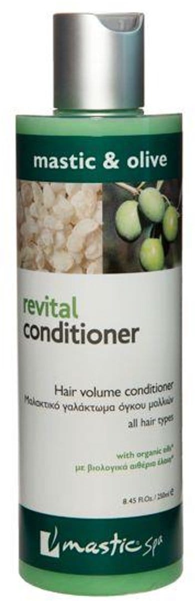 Mastic Spa Mastic & Olive Oil Revital Conditioner – Voedende Haarconditioner – Ontklit & Hydrateert – Voor Zacht, Glanzend en Gezond Haar – 250 ml