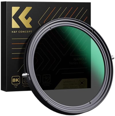K&F Concept 67mm circulair polarisatiefilter & ND2-32 variabel grijsfilter Nano-X MRC HD 2-in-1 filter