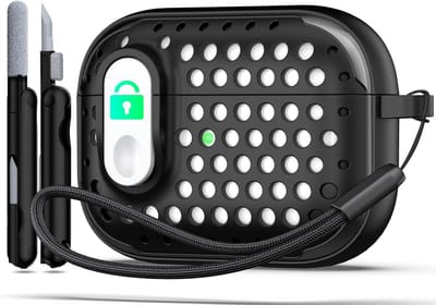 Robuuste Beschermhoes voor AirPods Pro met Slot en Valbescherming