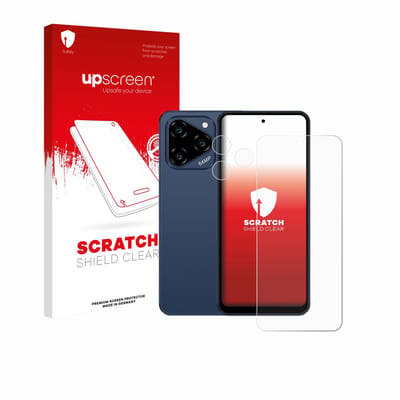 upscreen - Screenprotector voor Acer Acerone Liquid S262F5 (Voor+Camera) - Folie Beschermfolie transparant